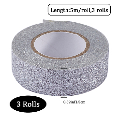 3 Rolls Glitter Foil Masking Tapes&nbsp;DIY-GF00007-47A