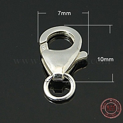 925 Sterling Silver Lobster Claw Clasps&nbsp;STER-A001-35