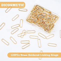 Brass Linking Rings&nbsp;KK-DC0001-13