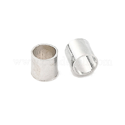 2MM Platinum Plated Tube Crimp Beads&nbsp;X-E003