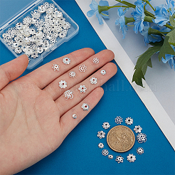 120Pcs 12 Styles Alloy Beads Caps&nbsp;FIND-PH0022-80S