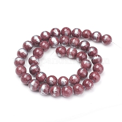 Natural Mashan Jade Beads Strands&nbsp;G-G833-4mm-10