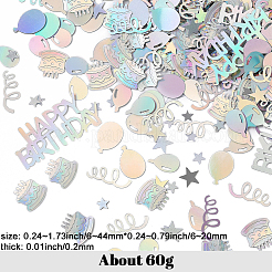 2 Bags Plastic Confetti&nbsp;DIY-SC0031-54A
