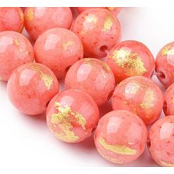 Natural Mashan Jade Beads Strands&nbsp;G-F670-A04-6mm