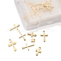 304 Stainless Steel Charms & Pendants&nbsp;STAS-KS0001-07G