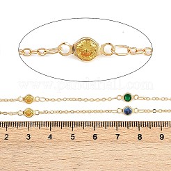 Brass Flat Round Link Chains&nbsp;CHC-H115-15G