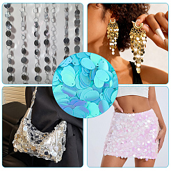 1875Pcs Electroplate PVC Paillette/Sequin Pendants&nbsp;PVC-CY0001-05D