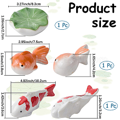 3Pcs 3 Styles Ceramic Display Decorations&nbsp;DJEW-GF0001-73