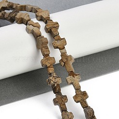 Natural Picture Jasper Beads Strands&nbsp;G-I369-A05-01