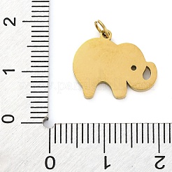 Ion Plating(IP) 304 Stainless Steel Enamel Pendants&nbsp;STAS-Z104-06G