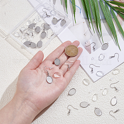 20Pcs 304 Stainless Steel Earring Hooks&nbsp;STAS-SP0002-04P
