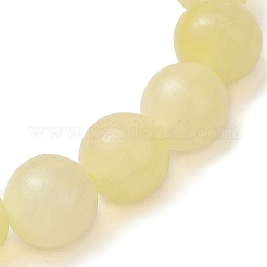 8.5mm Round Natural Topaz Jade Beaded Stretch Bracelets for Women Men&nbsp;BJEW-JB10512