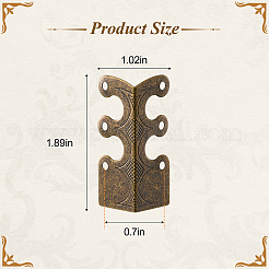 40Pcs Iron Corner Protector&nbsp;IFIN-DL0001-01