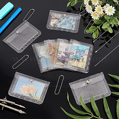 Rectangle Plastic ID Pouch&nbsp;HJEW-WH0036-168B