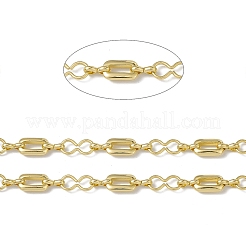 Brass Rectangle & Infinity Link Chains&nbsp;CHC-P010-18G