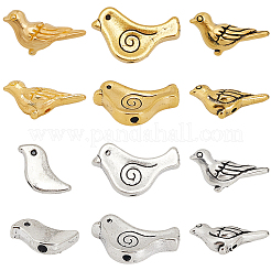 150Pcs 6 Styles Tibetan Style Alloy Beads&nbsp;TIBEB-SC0001-48