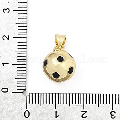 Brass Enamel Pendants&nbsp;KK-H296-02G
