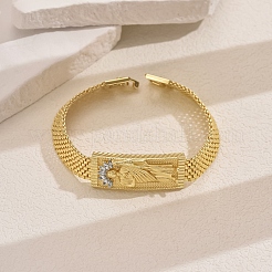 Brass Panther Chain Link Bracelets for Women&nbsp;NQ9086