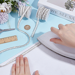 Ceramic & Glitter Resin Hotfix Rhinestone(Hot Melt Adhesive On The Back)&nbsp;DIY-WH0308-621B