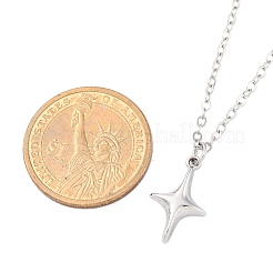 Star Alloy Pendant Necklaces&nbsp;NJEW-JN05214-01
