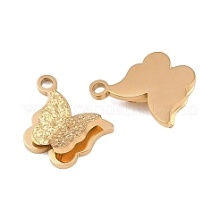 304 Stainless Steel Charms&nbsp;SA-H001-05D-G