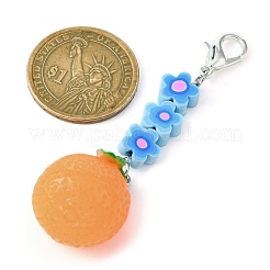 Fruit Resin Pendant Decoration&nbsp;HJEW-JM01554