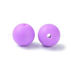 Round Food Grade Eco-Friendly Silicone Focal Beads&nbsp;SIL-F003-01D