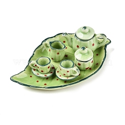 Porcelain Tea Set Decorations&nbsp;SJEW-R008