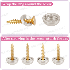 2 Bags Carbon Steel Screw&nbsp;FIND-GF0009-32C