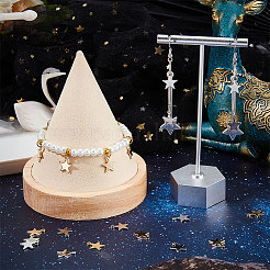 50Pcs 2 Colors Brass Pendants&nbsp;KK-BBC0007-60