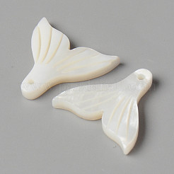 Natural Freshwater Shell Pendants&nbsp;X-SHEL-N026-83