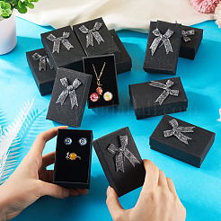 Cardboard Glitter Powder Jewelry Set Packaging Boxes&nbsp;CON-TAC0008-08F