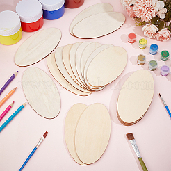 Oval Unfinished Wood Cutouts&nbsp;DIY-WH0604-07D