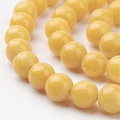 Natural Mashan Jade Round Beads Strands&nbsp;G-D263-8mm-XS07