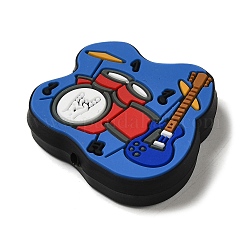 Musical Instruments Food Grade Silicone Focal Beads&nbsp;SIL-A006-15