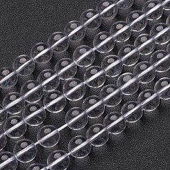 Synthetic Quartz Crystal Beads Strands&nbsp;GSR18mmA039-1