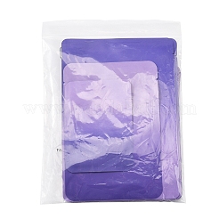 50Pcs 4 Style Two Tone Rectangle Plastic Zip Top Gift Bags&nbsp;OPP-FS0001-19A-3