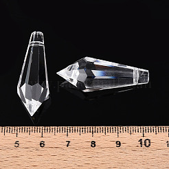 Transparent Glass Pendants&nbsp;GLAA-N025-01