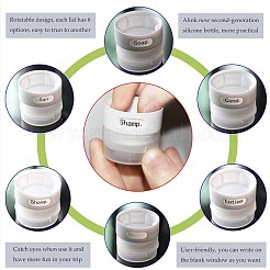Creative Portable Silicone Points Bottling&nbsp;LS-MRMJ-WH0006-F01-60ml