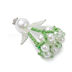 Beaded Angel Charms&nbsp;PALLOY-MZ00435