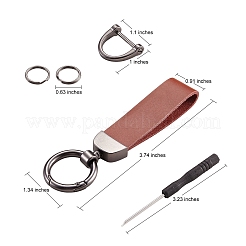 Genuine Leather Car Key Keychain&nbsp;JX273A