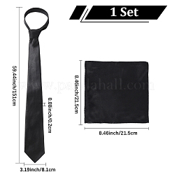 1Pc Polyester Ties for Men&nbsp;AJEW-DJ0004-45C