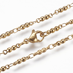 304 Stainless Steel Chain Necklaces&nbsp;STAS-P164-24