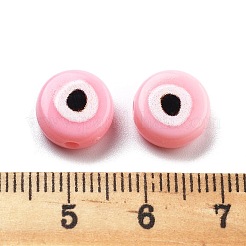 Opaque Printed Acrylic Beads&nbsp;OACR-G038-04D