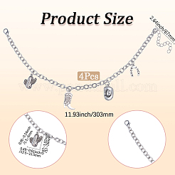 Alloy Boot Strap Chains&nbsp;AJEW-WH20048-23P