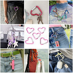 5Pcs Zinc Alloy Spring Gate Rings&nbsp;FIND-TA0009-73M