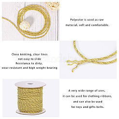 Polyester Cords&nbsp;NWIR-WH0009-04-WH
