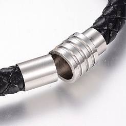 Braided Leather Cord Bracelets&nbsp;BJEW-H560-33