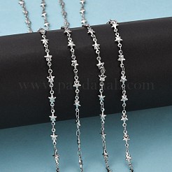 Non-Tarnish 3.28 Feet 304 Stainless Steel Link Chains&nbsp;X-CHS-K001-40
