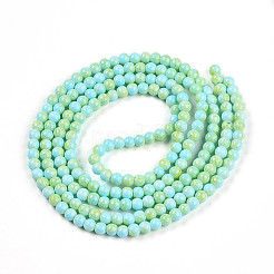 Baking Paint Glass Beads Strands&nbsp;DGLA-N003-4mm-C04